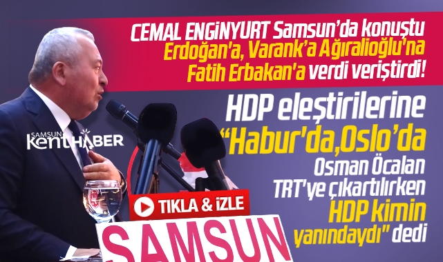 Cemal Enginyurt Samsun Da Zehir Zemberek A Klamalarda Bulundu