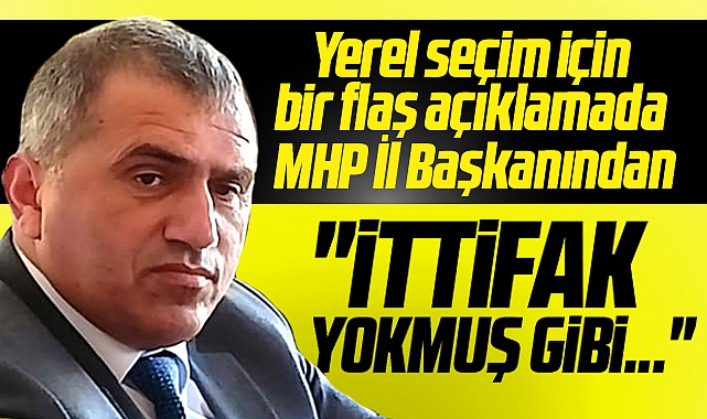 MHP Samsun İl Başkanı Mucur dan flaş yerel seçim açıklaması İttifak