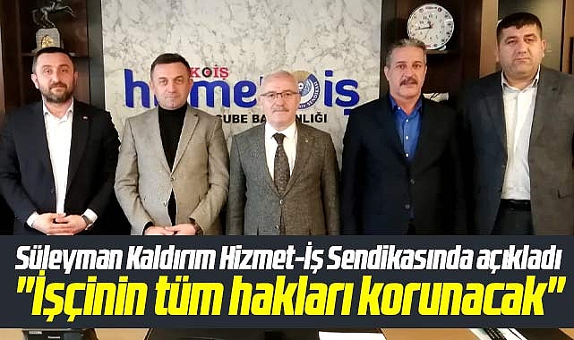 AK Parti İlkadım Belediye Başkan aday adayı Kaldırım İşçinin sendikal