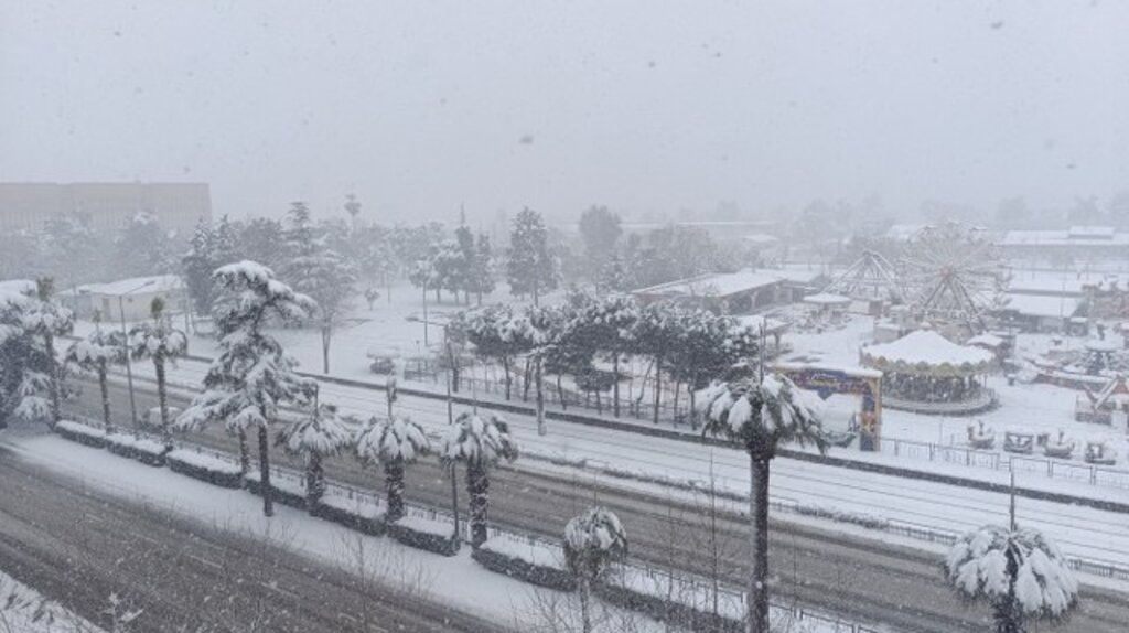 Samsun kar yağdı Erzurum'a döndü! Samsun'dan kar fotoğrafları