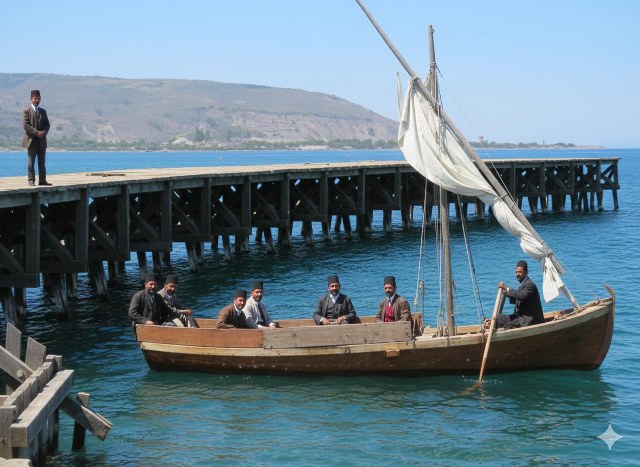 Samsun'un yapay zeka ile renklendirilen eski fotoğrafları