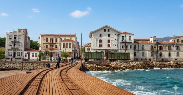 Samsun'un yapay zeka ile renklendirilen eski fotoğrafları