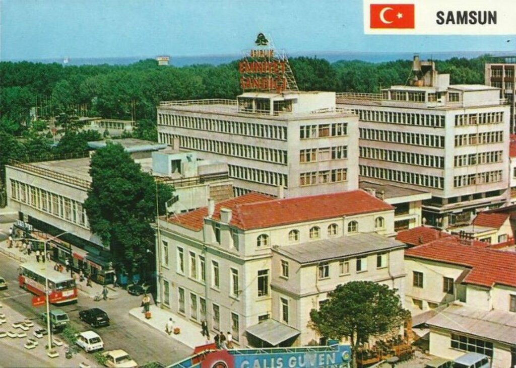 Samsun kartpostalları! Eskiden herkes birbirine gönderirdi!