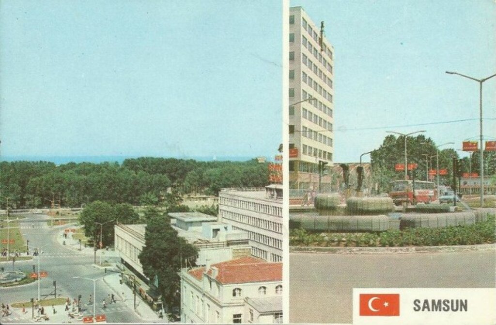 Samsun kartpostalları! Eskiden herkes birbirine gönderirdi!