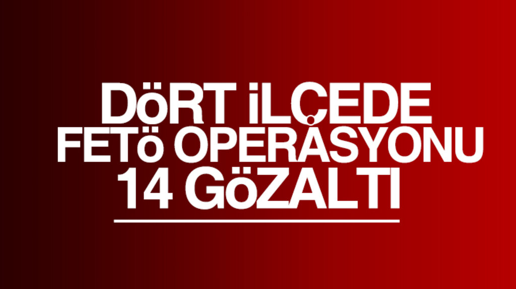 Samsun'da 4 ilçede eş zamanlı FETÖ operasyonunda 14 kişi gözaltına alındı