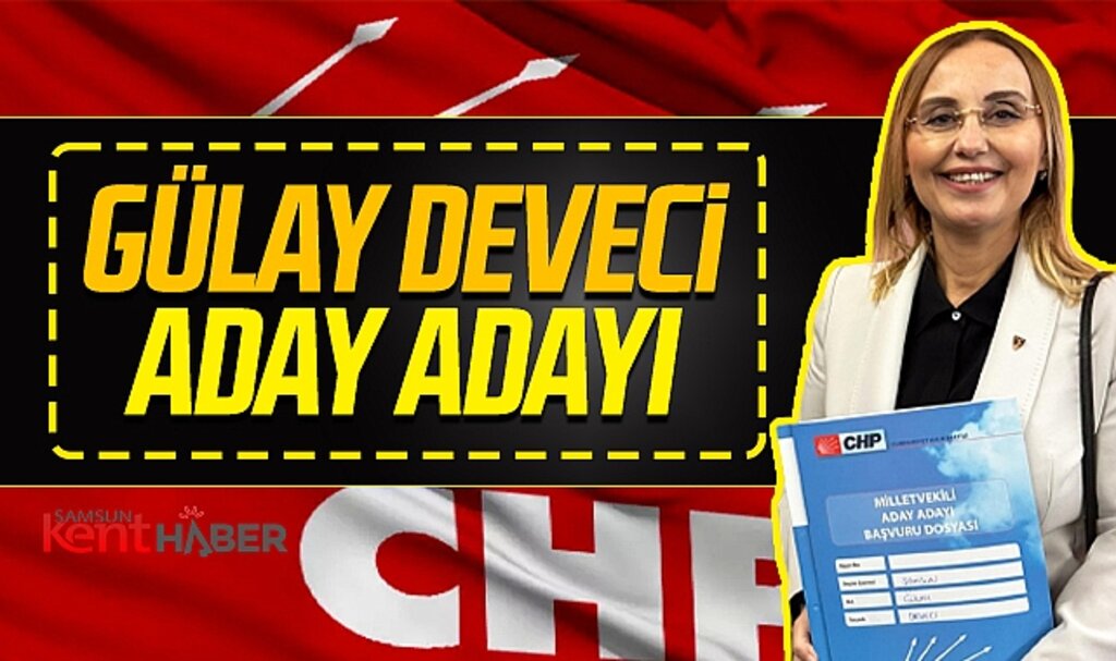 Samsun'da avukat Gülay Deveci, CHP'den aday adaylığı başvurusunu yaptı