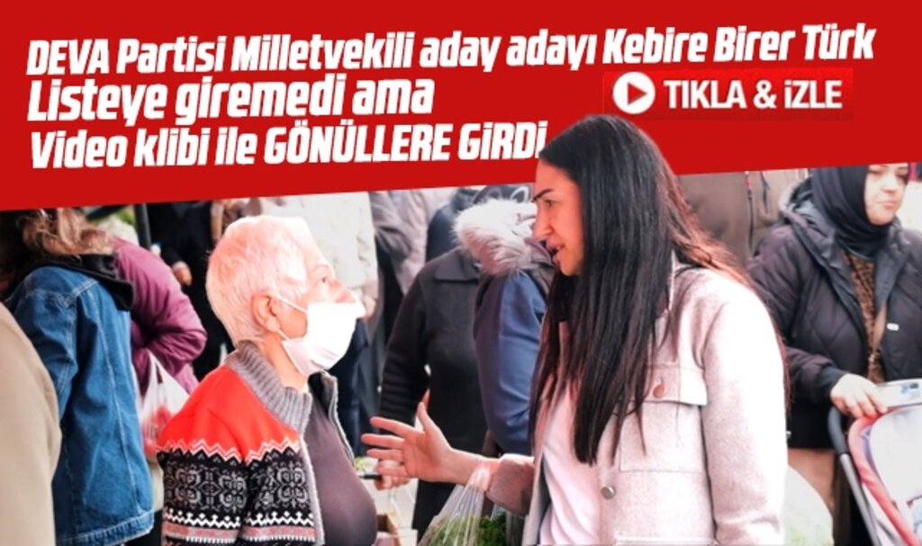 DEVA Partisi Samsun aday adayı Kebire Birer Türk video klibi ile gönüllere girdi