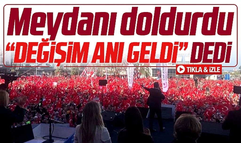 Ekrem İmamoğlu Samsun Cumhuriyet Meydanını doldurdu! Değişim anı geldi dedi