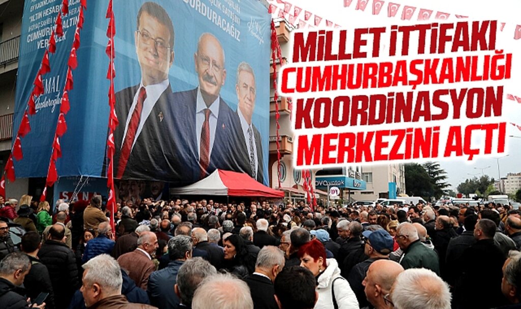 Samsun'da Millet İttifakı Cumhurbaşkanlığı Seçim Koordinasyon Merkezini açtı