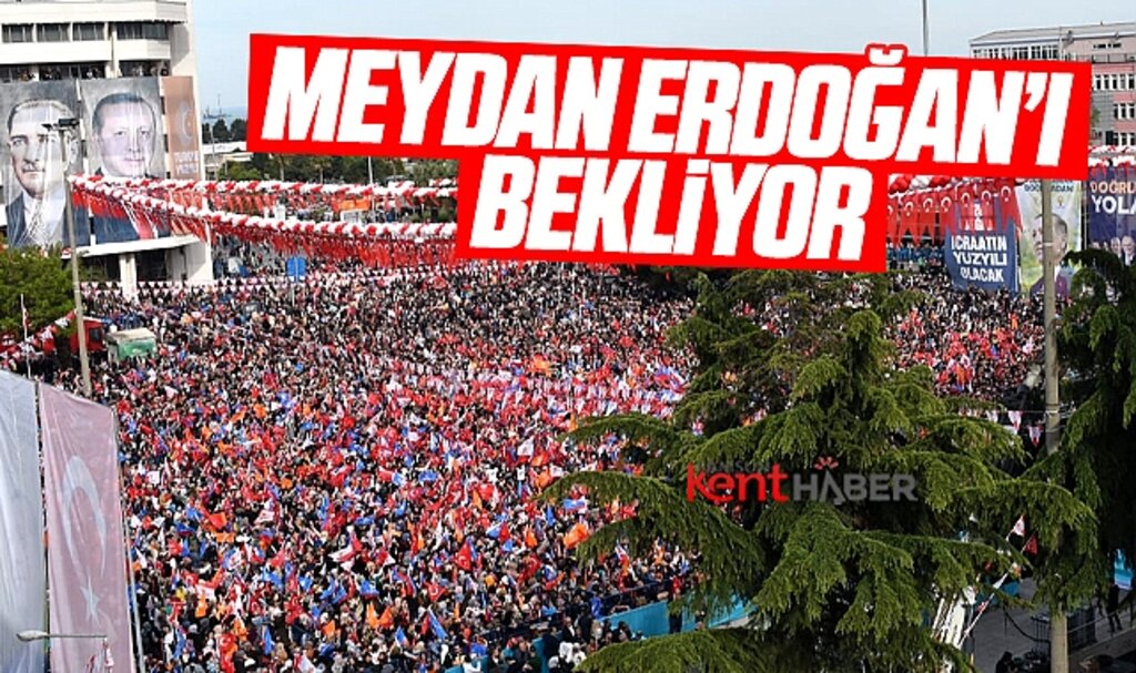 Samsun Erdoğan'ı bekliyor! Cumhuriyet Meydanı tıklım tıklım doldu