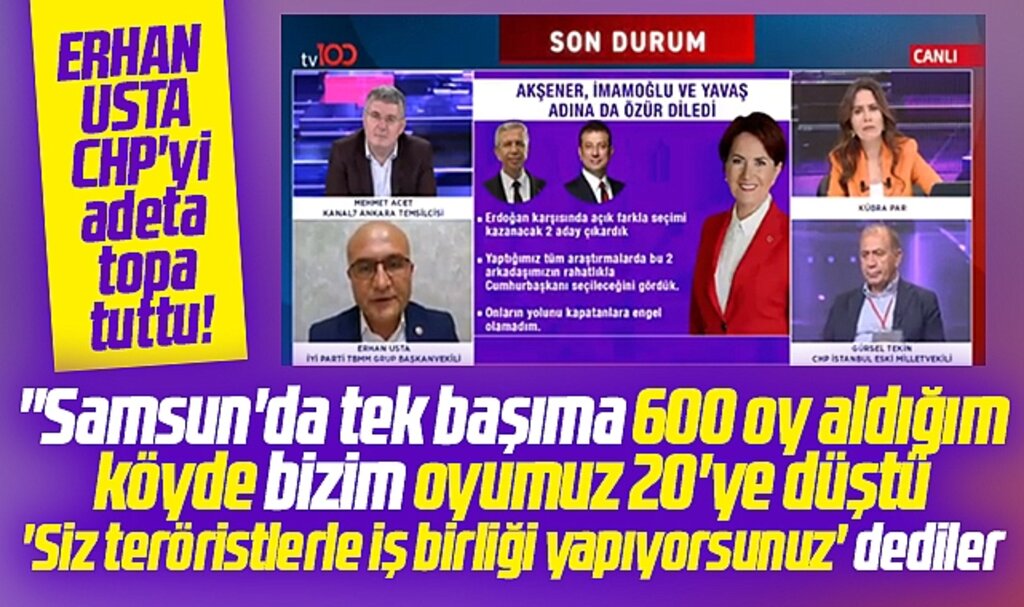 Erhan Usta'dan 'Bize siz teröristlerle iş birliği yapıyorsunuz dediler' çıkışı