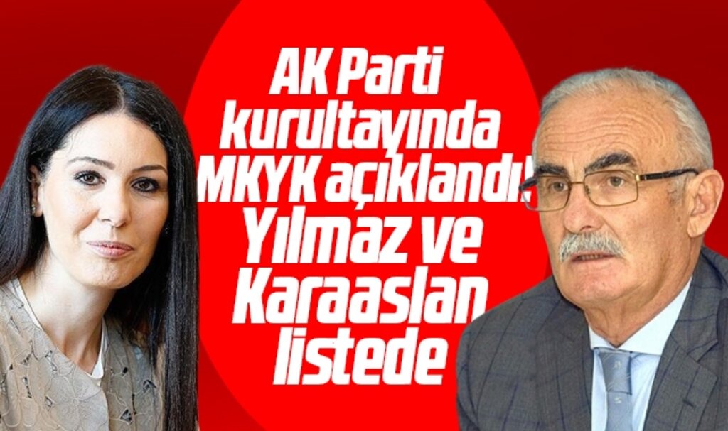 AK Parti Samsun milletvekilleri Yılmaz ve Karaaslan MKYK listesine girdi