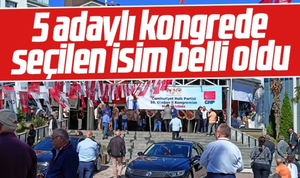 Samsun'da 5 adaylı CHP İl Kongresinde başkanlığa seçilen isim belli oldu