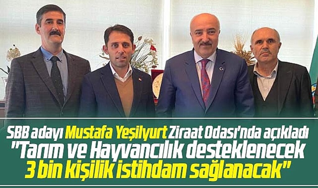 Samsun Büyükşehir adayı Yeşilyurt 3 bin kişiyi istihdam edecek projeyi açıkladı
