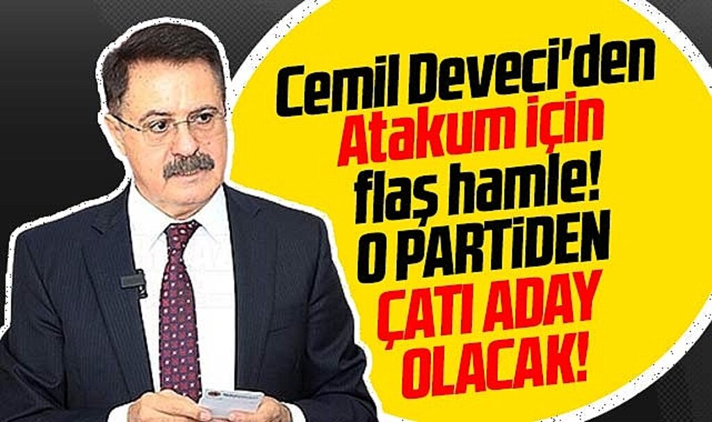 Samsun'da CHP'nin aday göstermediği Cemil Deveci'den Atakum için flaş hamle