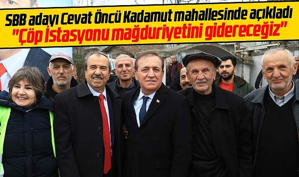 Samsun Büyükşehir adayı Cevat Öncü Kadamut mahallesinde coşkuyla karşılandı