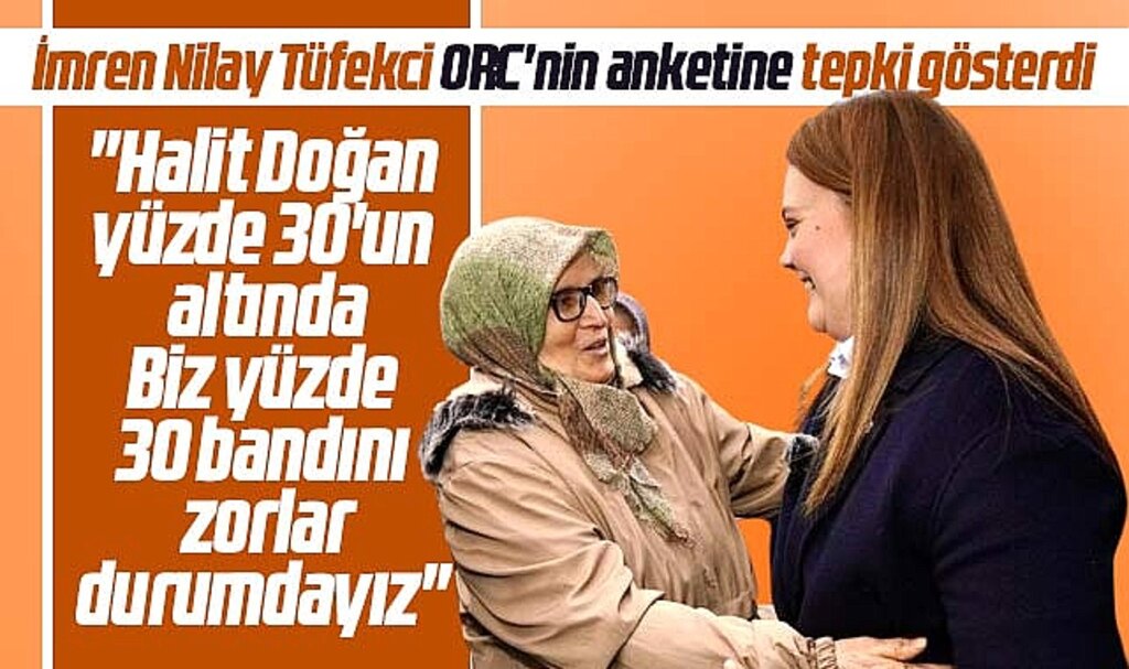 Samsun Büyükşehir adayı İmren Nilay Tüfekci'den ORC'nin Samsun anketine tepki