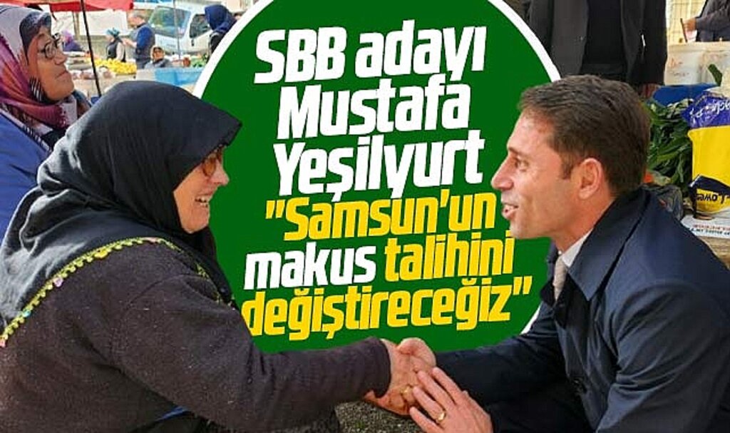 Samsun Büyükşehir adayı Mustafa Yeşilyurt 5 bin kişiye istihdam projesini açıkladı