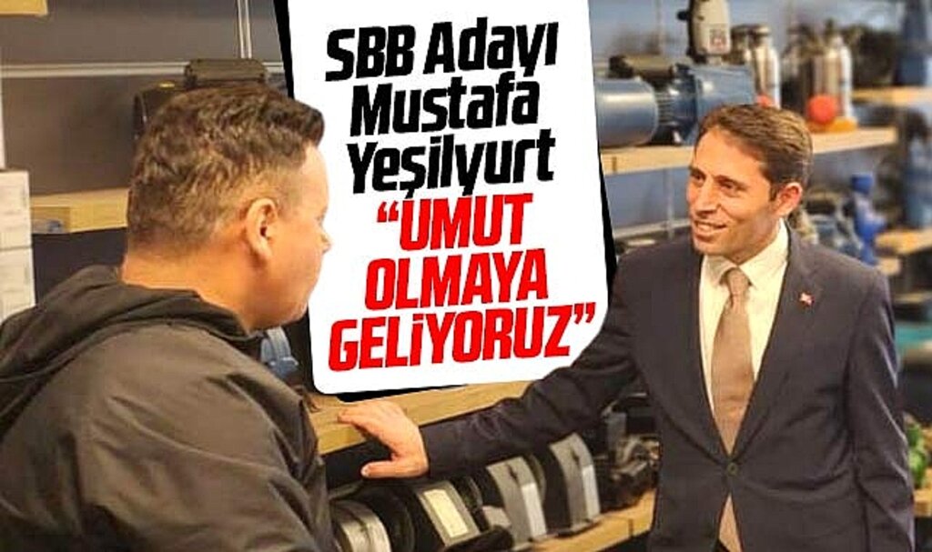 Samsun Büyükşehir adayı Mustafa Yeşilyurt: Samsun'a umut olmaya geliyoruz