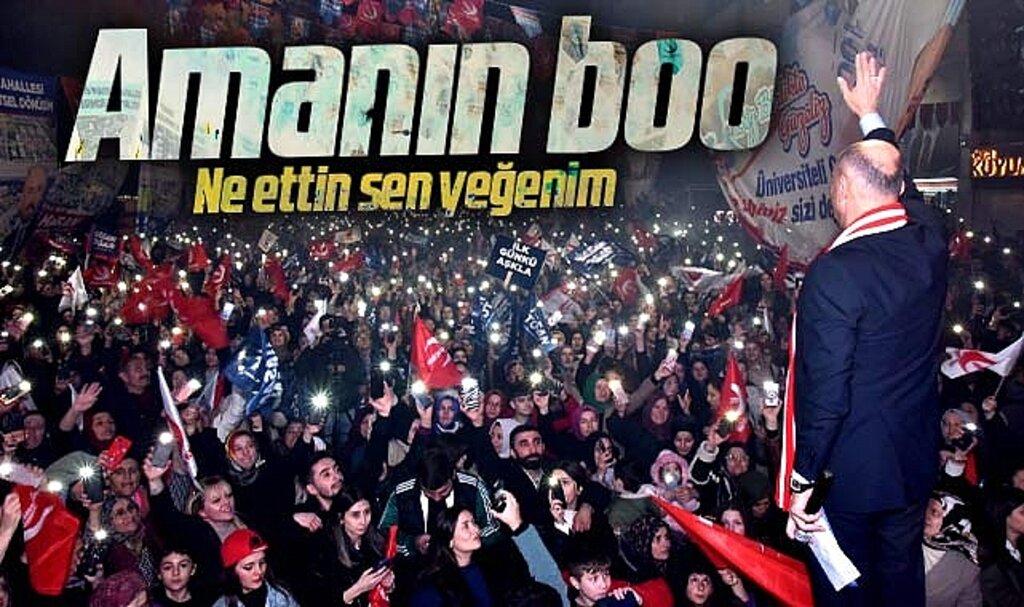 Samsun'da YRP adayı Hasan Togar 10 bin kişilik miting ile Tekkeköy'ü titretti