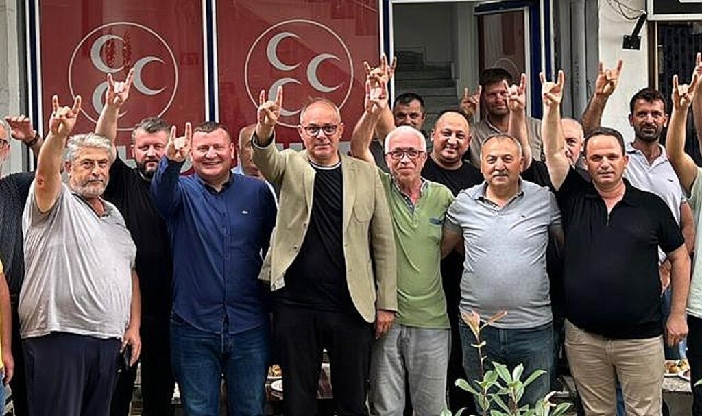 MHP Ladik İlçe Başkanı Gülami Erdoğan görevi devraldı 
