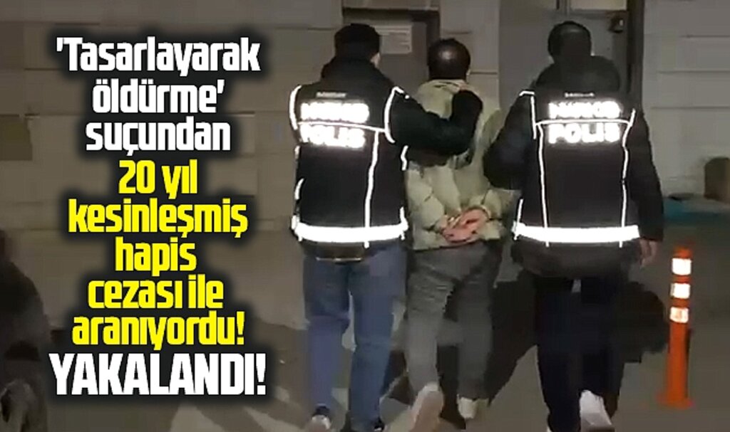 Samsun'da 20 yıl hapis cezası ile aranan şahıs kıskıvrak yakalandı