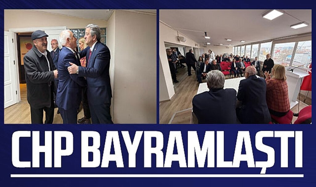 Samsun'da CHP İl Başkanlığında Ramazan Bayramı bayramlaşma töreni düzenlendi