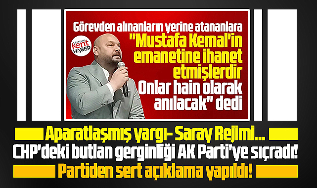 Atakum Belediye Başkanı Türkel'in sözlerine AK Parti'den sert tepki geldi!