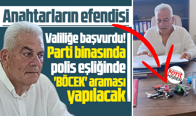 Samsun CHP İl binasında polisler ses dinleme cihazı böcek arayacak!