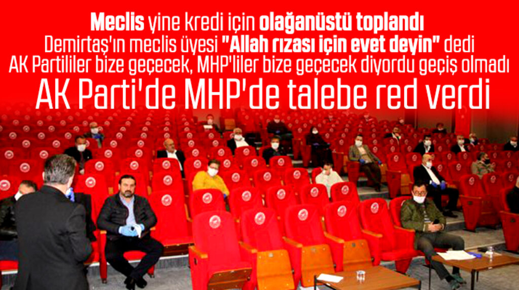 İYİ Partili İlkadım Belediyesinin kredi yetki talebine AK Parti ve MHP onay vermedi