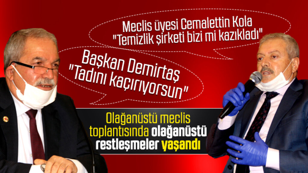 Necattin Demirtaş ile Cemalettin Kola arasında sözlü restleşme