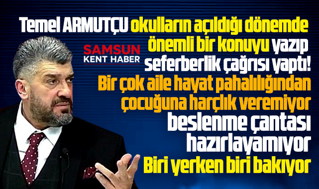 Okullarda tüm ülkede çocuklara beslenme desteği verilmeli!
