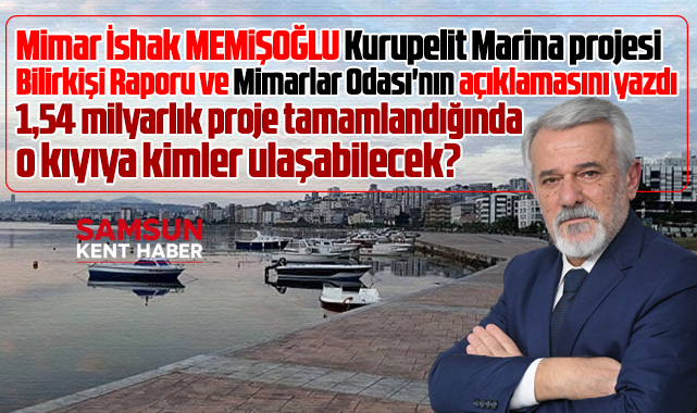 Kurupelit Marina projesi! Bilirkişi Raporu ve Mimarlar Odası açıklaması!