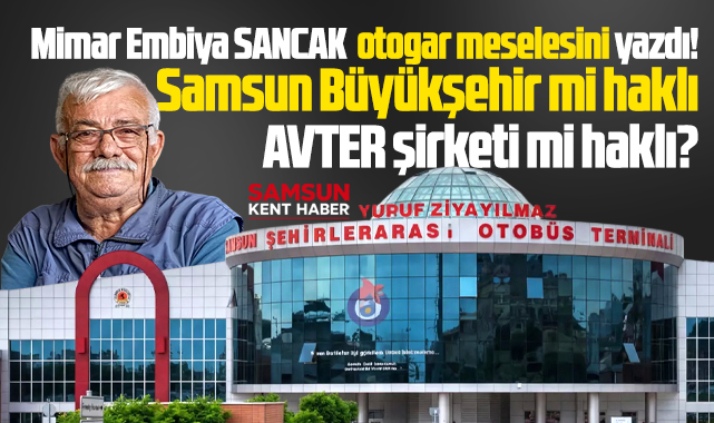 Samsun'da otogar geriliminde Büyükşehir mi haklı AVTER mi haklı?