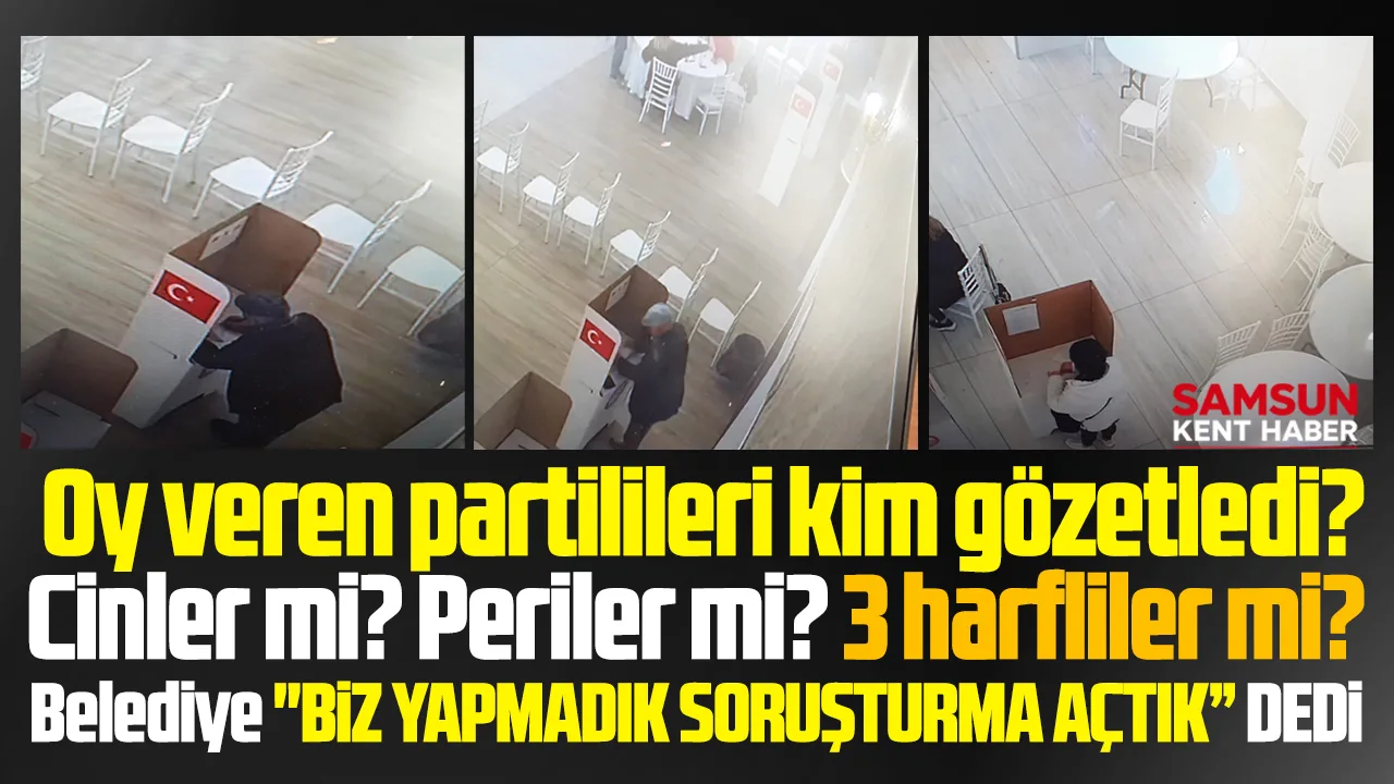 Atakum Belediyesinden oy kabinleri ve güvenlik kemaraları açıklaması!